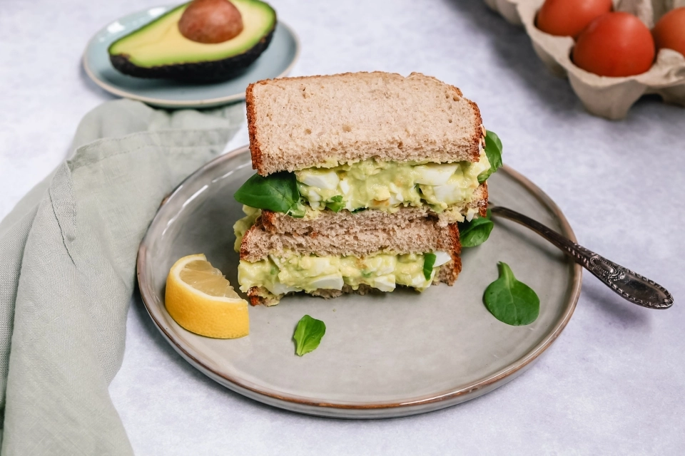 Avocado Egg Salad Sandwich